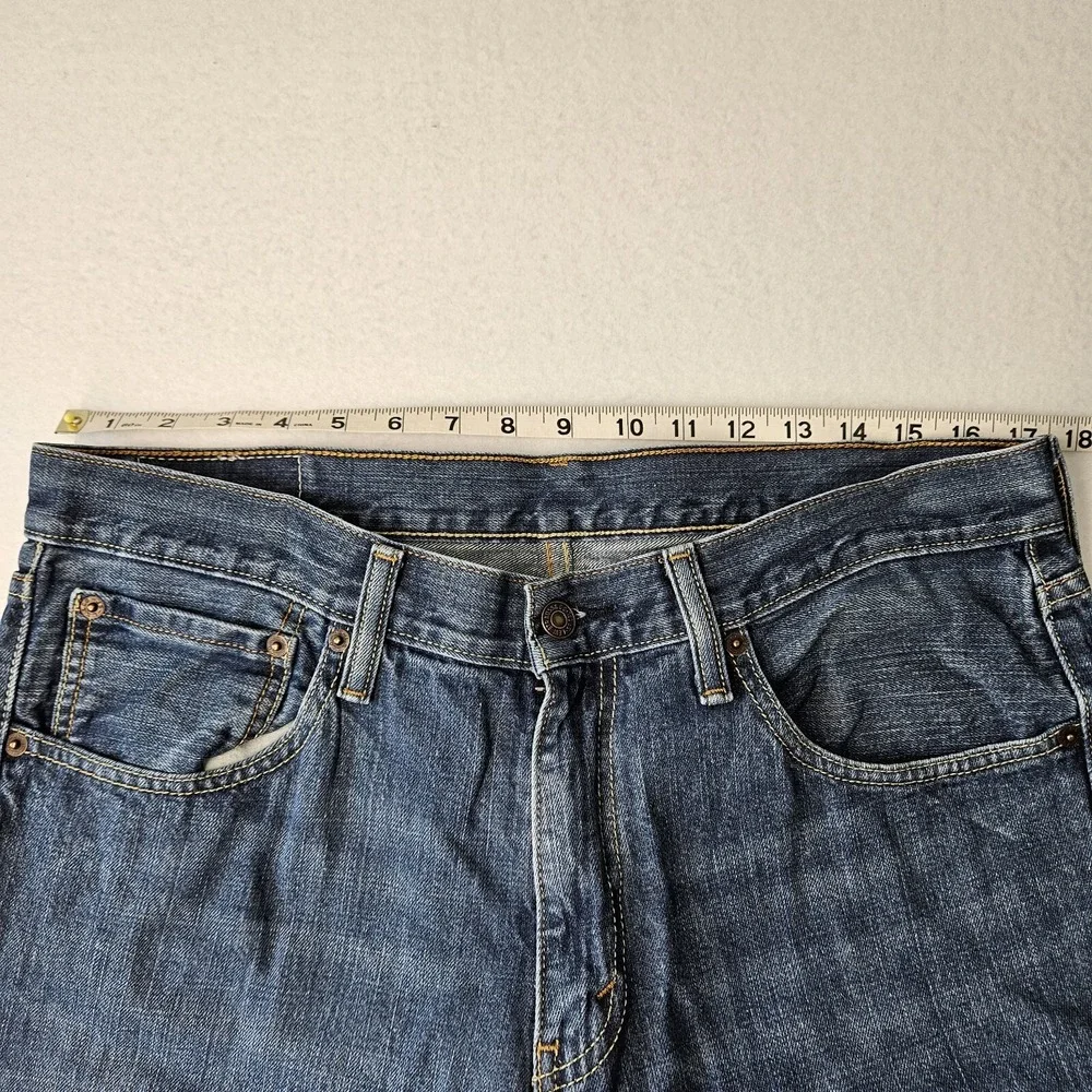 Levi's 527 Jeans Men's 36x30 Low Boot Cut Blue Denim Pants Western Cowboy